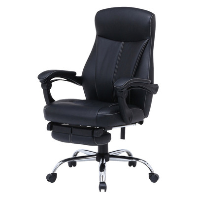 ゼクス リクライニングチェア ブラック 不二貿易 家具 イス フットレスト付き お客様組立商品