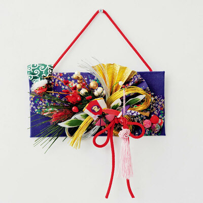 楽天市場】正月飾り 正月用品 華扇(大) RS-860 【 縁起物 壁掛け飾り