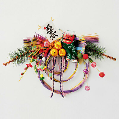 楽天市場】【取寄品】 正月飾り 正月用品 華扇(小) RS-866 【 壁飾り