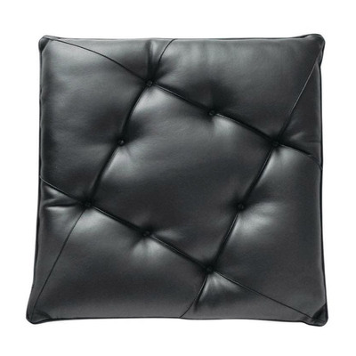 高級レザー　クッション黒 楽天市場】ソフトレザークッション シングル ブラック 【 車内用品