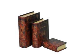 【取寄品】 BOOK BOX ※3個セット 不思議の国のアリス アリスの冒険 収納ボックス 生活雑貨 本型収納