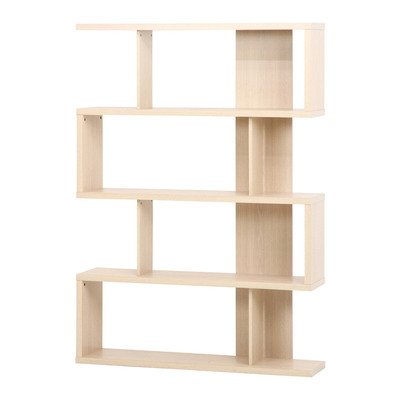S型ディスプレイシェルフ ホワイトウォッシュ 不二貿易 家具 ラック チェスト 棚 大容量 縦置き・横置き対応 パーテーション使用可｜パーティワールド