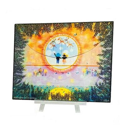 藤城清治 ステンレス製アート クリナップ非売品 藤城清治 ステンレス製