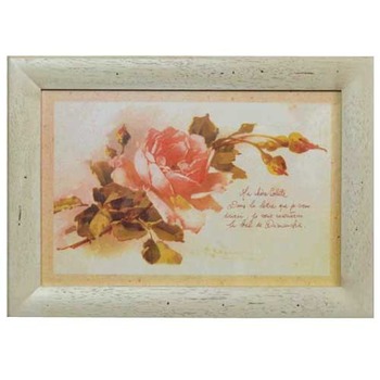 【取寄品】 フラワー額絵 91478 インテリア用品 絵画 写実的な絵 クラシックな印象