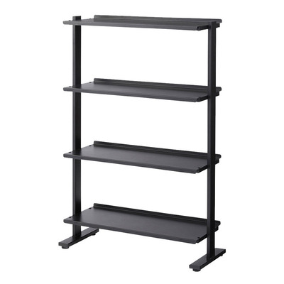 【取寄品】 2WAYラック4D DIS-74BK 東谷 家具 チェスト 棚 2WAY仕様 組立式 アジャスター付|パーティワールド