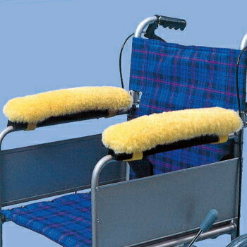 【取寄品】 車いす用肘掛けパット(2ヶ1組) ウィズ 介護用品 福祉用品 マジックテープ付 肘掛け圧迫軽減|パーティワールド