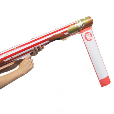 [2点セット] 祝砲バズーカ (弾2ケ付) 【 演出 パーティー用品 ウェディングパーティー 大型 イベント用品 盛り上げグッズ 大きい 誕生日パーティー 結婚式二次会 パーティーグッズ ビッグ 宴会グッズ バースデーパーティー パーティークラッカー 】