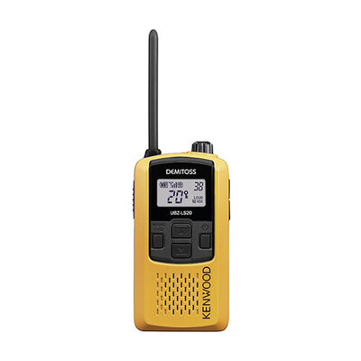 【取寄品】 特定小電力トランシーバー UBZ-LS20Y イエロー JVCケンウッド 防塵防水 抗菌抗ウィルス加工 電波メーター 断線検知 ベルトフック付き