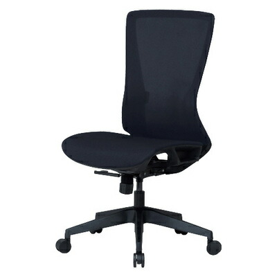 【取寄品】 オフィスチェア CKH11 ブラック 弘益 オフィス用品 オフィス家具 シンクロロッキング機構 ランバーサポート 背もたれ固定機能 ガス圧座面高さ調整 20,283円