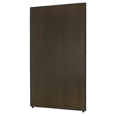 【取寄品】 EKパネル 木目調パーテーション ダークブラウン 90&times;160 カグクロ オフィス家具 間仕切り 自立用パーツ別売｜パーティワールド