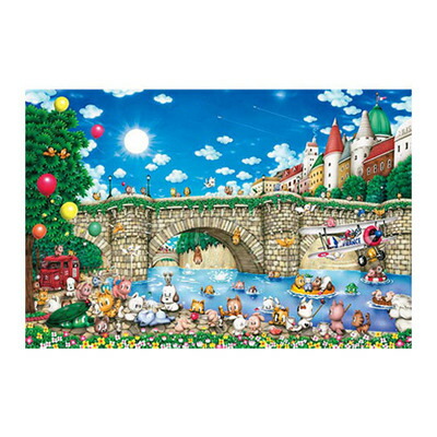 芳岡ひでき　パズル　リゾートマンションインミコノス　1000ピース 芳岡ひでき パズル リゾートマンションインミコノス 1000ピース