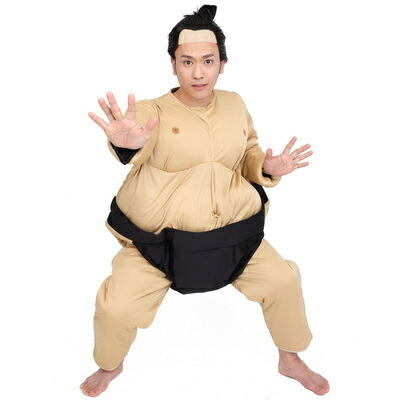 コスプレ 仮装 Patymo 相撲コスチューム 【 コスプレ 衣装 ハロウィン 仮装 コスチューム 余興 まわし 力士 男性用 お相撲さん すもう メンズ 関取 大人用 パーティーグッズ 】