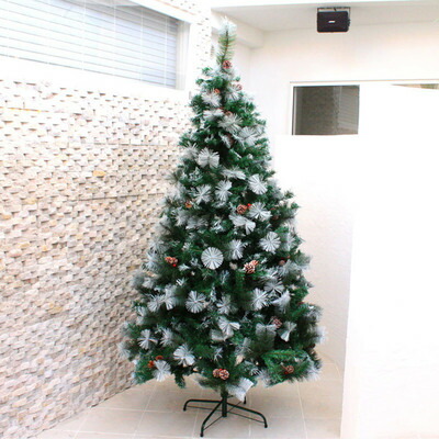 クリスマスツリー 210cmクリスマスツリー ホワイトパイン 松ぼっくり 木の実 おすすめ