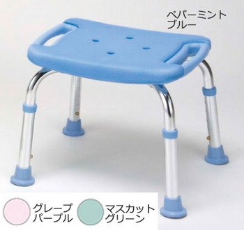 【取寄品】 シャワーチェアコンパクトミニDX 背無 ペパーミントブルー 介護 福祉用品 入浴用品 EVAクッション一体型 背無し 8,315円