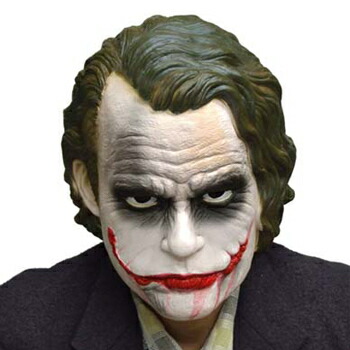 コスプレ 仮装 なりきりマスク THE JOKER ザ ジョーカー 【 コスプレ 衣装 ハロウィン パーティーグッズ おもしろ かぶりもの バットマン おもしろマスク ハロウィン 衣装 悪役 スーパーヴィラン プチ仮装 変装グッズ 面白マスク 映画 公式 】
