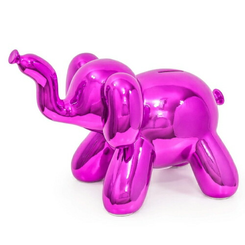 バルーンピギーバンクビッグドギー　ブルー Balloon Money Bank ビッグ ドギー 貯金箱 【Big Doggy
