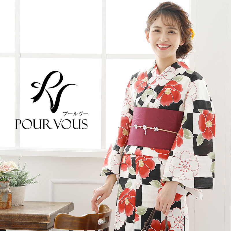 レトロモダン浴衣 ゆかた 大人 下駄 レディース 帯 浴衣セット 夏祭り 女の子 セット レトロ 浴衣 女性 花火大会 4点セット 椿 黒 モダン 古典柄 古典 花 レトロモダン 花柄 お祭り 作り帯 ユカタ 夏 可愛い 花火 和服 フリーサイズ 激安