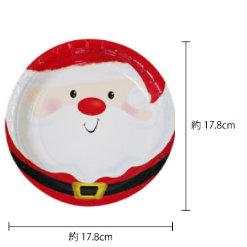Partyfavor Decoration Of The 17 8cm 7 Inches Christmas Santa Red