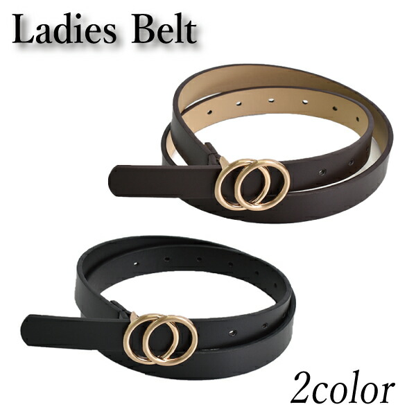 楽天市場 レディース ベルト mm サークルバックル 婦人 デザインベルト ウエストマーク シンプル ゴールド リング 雑貨 アクセント パーティハウス楽天市場店