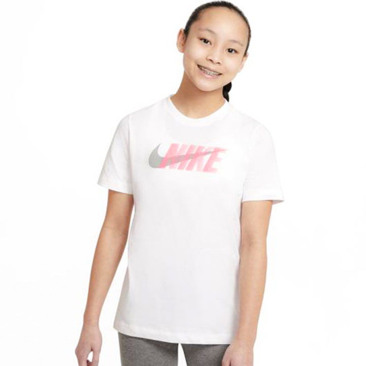 楽天市場 ナイキ Tシャツ キッズ ジュニア 半袖 Nike 女の子 男の子 130cm 140cm 150cm 160cm 半袖tシャツ 綿100 子供服 ショートスリーブ グラフィック トレーニング 黒 白 メール便送料無料 Party Palette