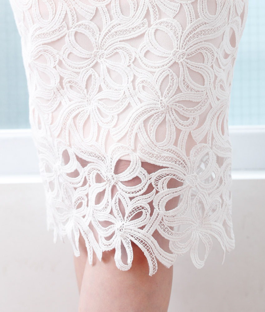 売れ筋 楽天市場 楽天ランキング1位 韓国製 交換無料 レース ピンク ノースリーブ タイト ミディアムドレス ワンピース ミディ丈 膝下 大人 即納 他と被らない レディース パーティー きれいめ セクシー 春 高級クラブ リンファーレ あす楽 送料無料 My S M