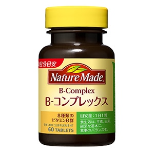 【7個セット】【栄養機能食品】ネイチャーメイド ビタミンBコンプレックス 60粒x7個セット【ヘルシ価格】 健康食品 サプリメント ビタミンB群配合