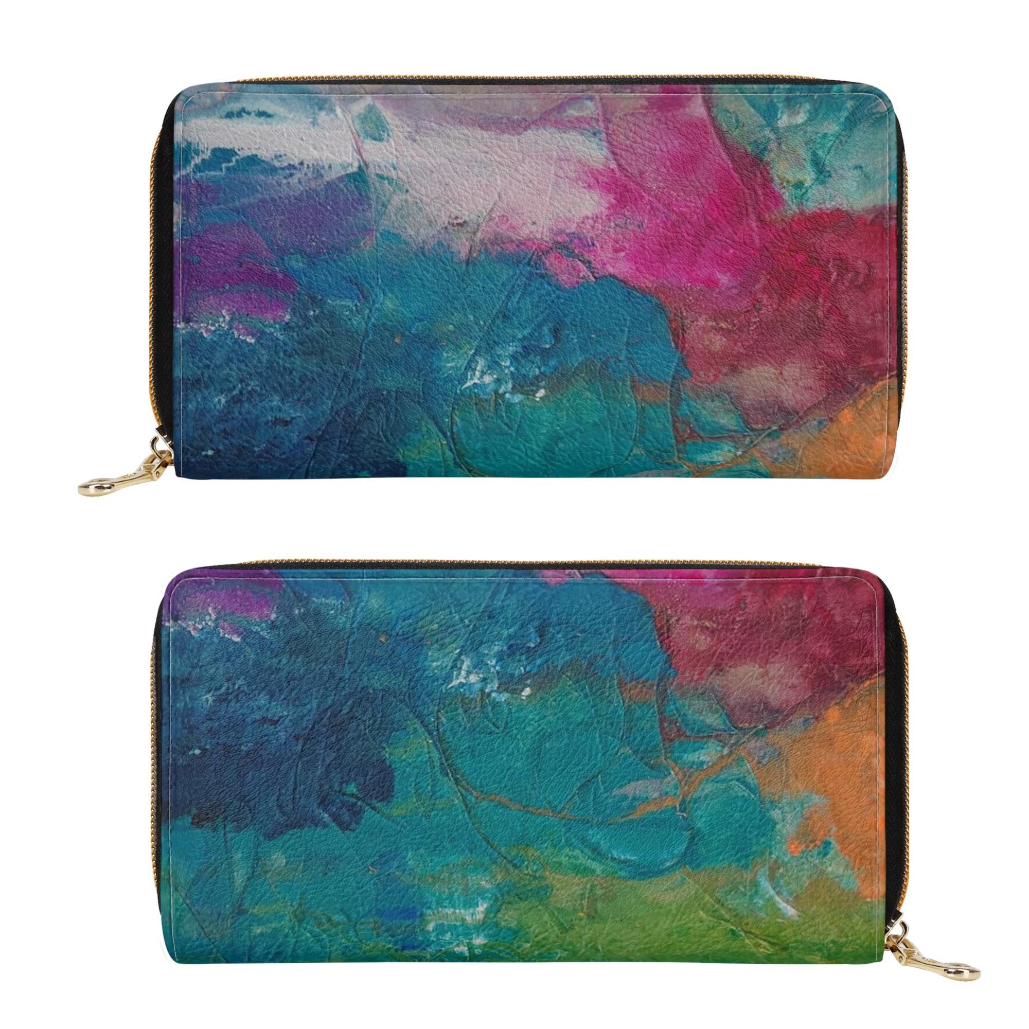 【直送品 同梱不可品】 抽象的風景 Takenao Wada ART(ウォレット) ウォレット ユニセックス バッグ アート 抽象画 現代アート ART 【返品キャンセル不可品】