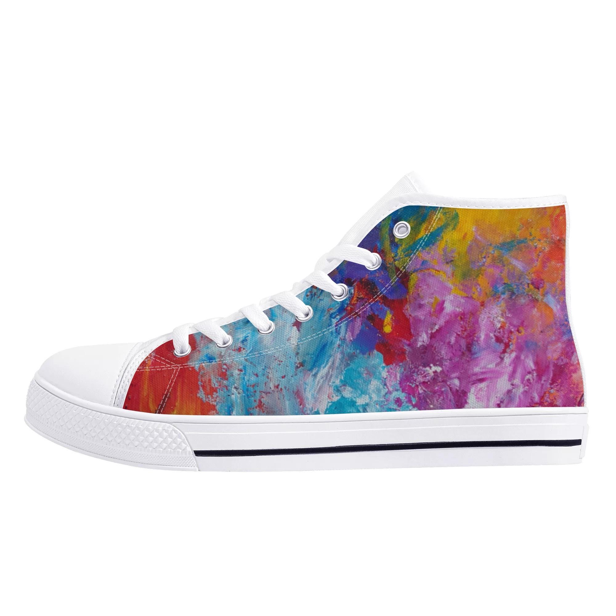 【直送品 同梱不可品】 Infinite happiness for you Takenao Wada ART(ハイカットスニーカー) ハイカットスニーカー メンズ レディース シューズ アート 抽象画 現代アート 現代アーティスト ART