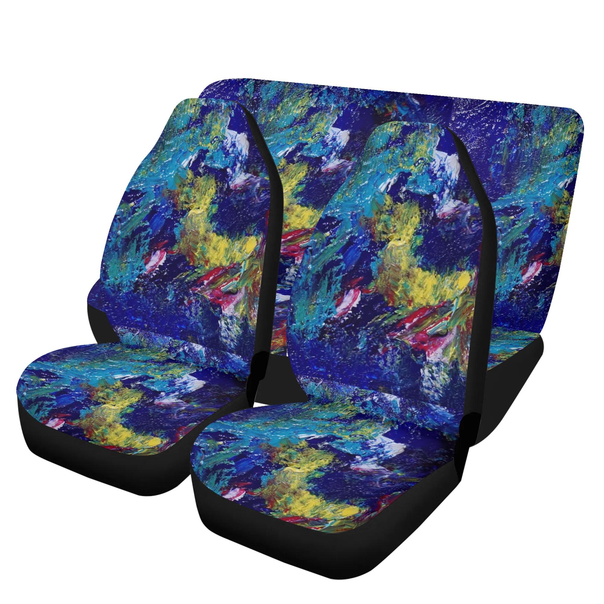 【直送品 同梱不可品】 galaxy Takenao Wada ART(カーシートカバーセット) カーシートカバーセット ユニセックス ホームデコレーション アート 抽象画 現代アート 個性派 モダンアート ART｜ロミオニ防災グッズ保存水や食の店