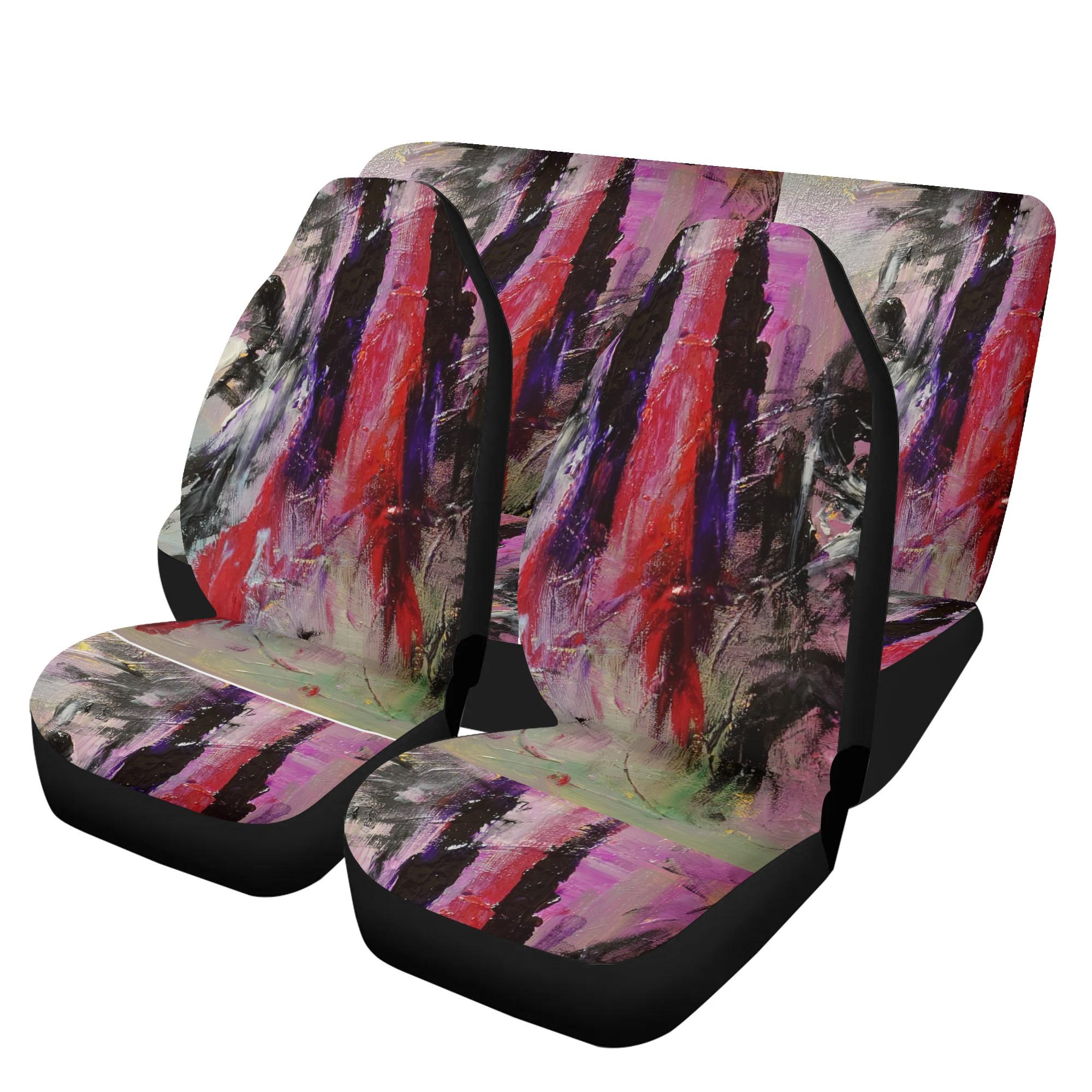 【直送品 同梱不可品】 輪廻転生 Takenao Wada ART(カーシートカバーセット) カーシートカバーセット ユニセックス ホームデコレーション アート 抽象画 現代アート 個性派 モダンアート ART|ロミオニ防災グッズ保存水や食の店
