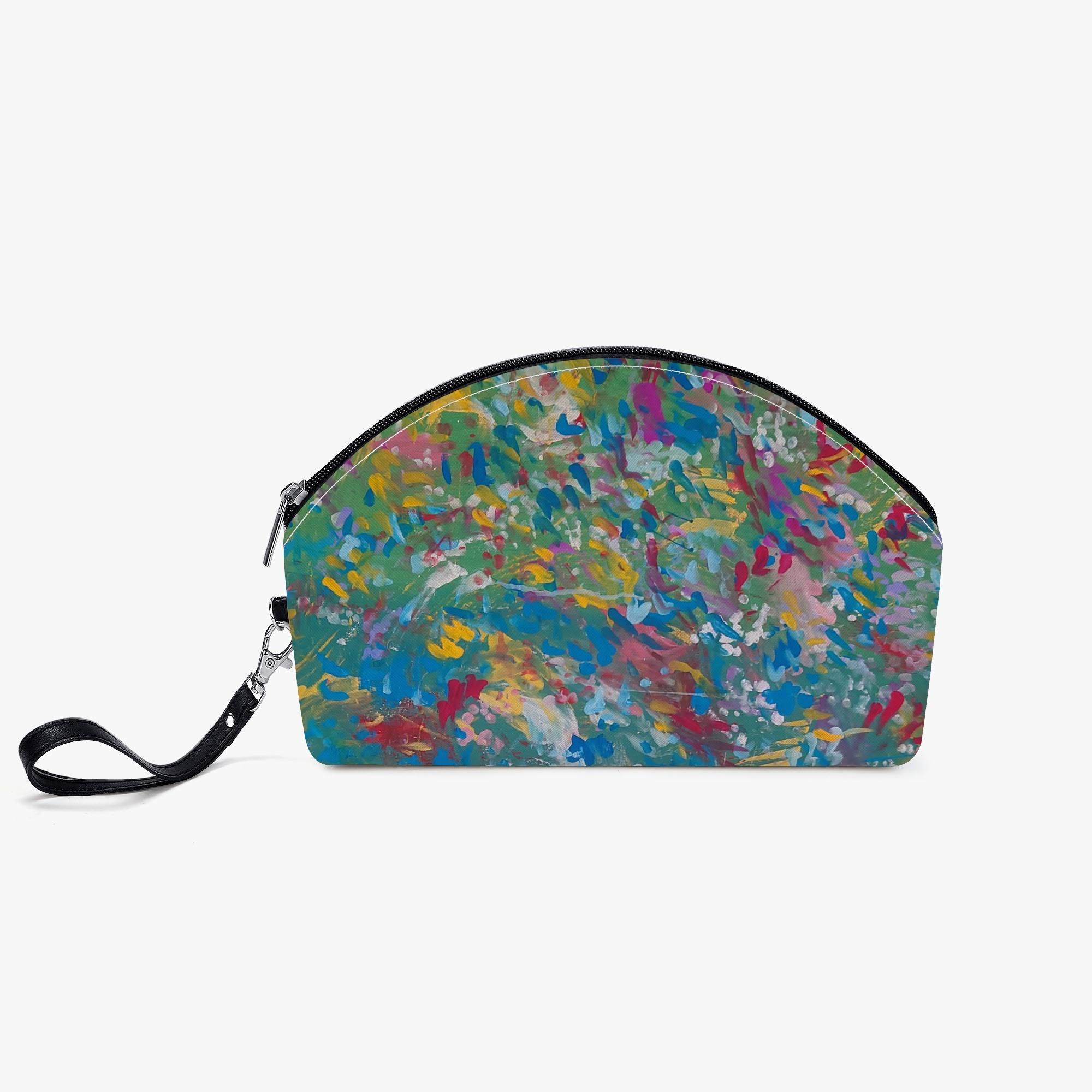 【直送品 同梱不可品】 命の選択 Takenao Wada ART(コスメポーチ)(丸型コスメポーチ) 丸型コスメポーチ レディース バッグ アート 抽象画 現代アート 現代アーティスト ART 【受注作成品
