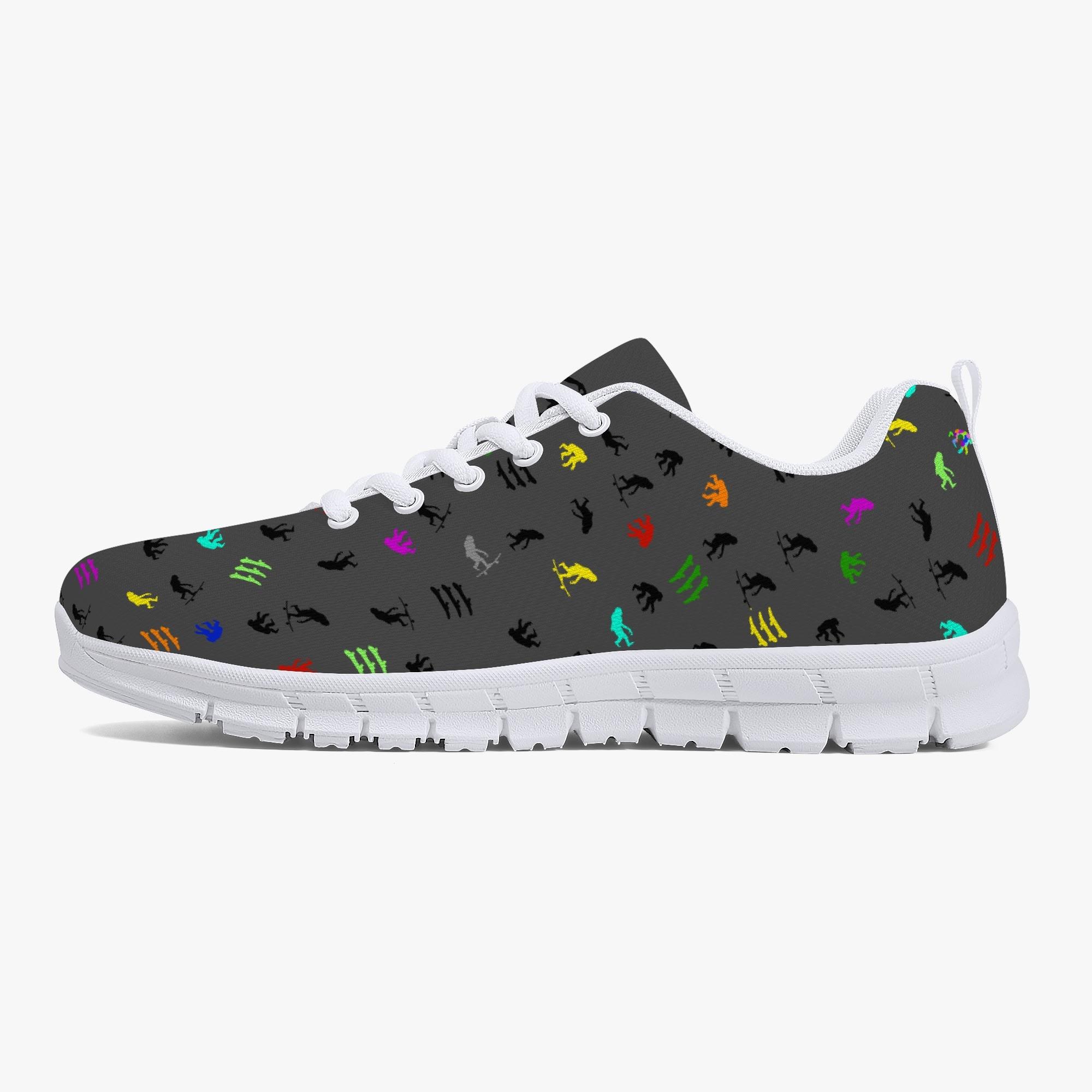 【直送品 同梱不可品】 YU-YU_skateboarding_rainbow(ランニングシューズ(type1)) ランニングシューズ メンズ レディース シューズ アート YU-YU 【受注作成品 返品キャンセル不可品】