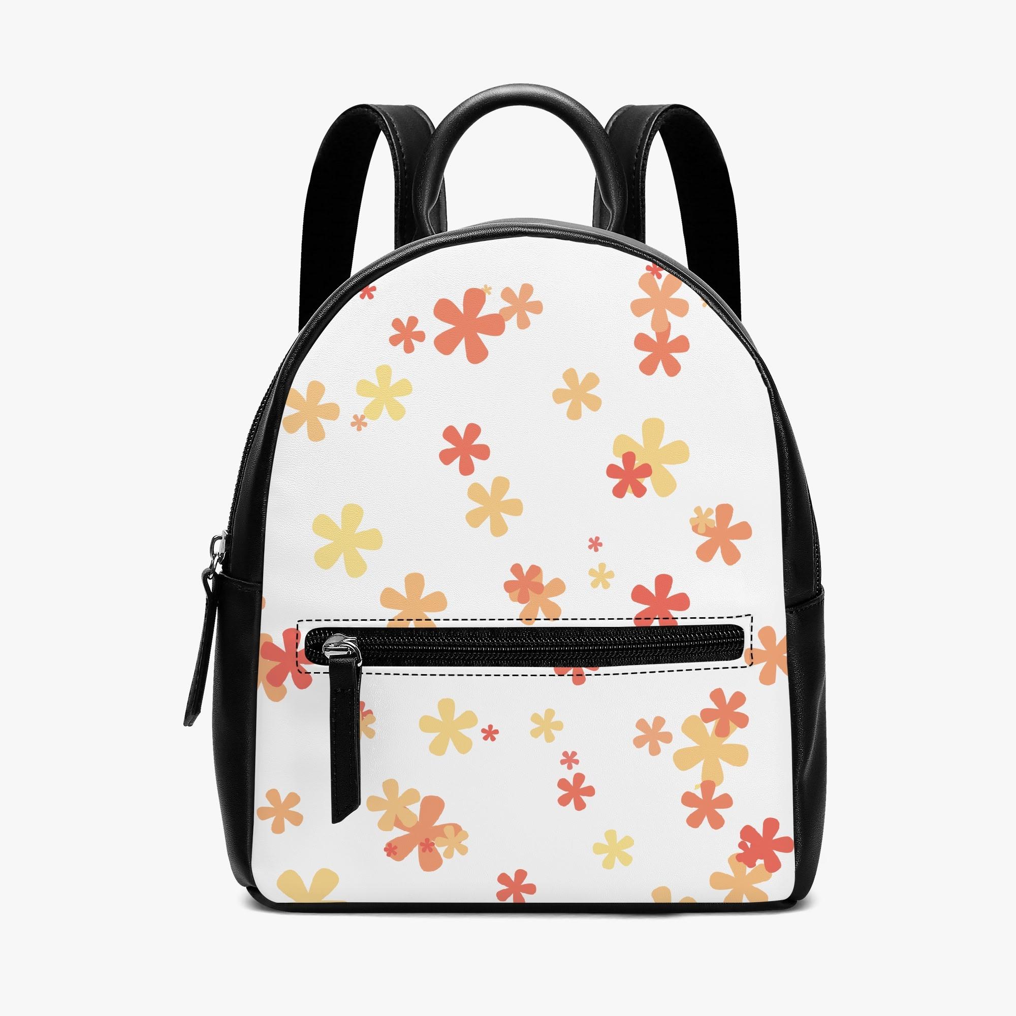 【直送品 同梱不可品】 ほわほわ可愛いカラフル小花柄(PUレザーミニバッグ) PUレザーミニバッグ レディース バッグ 全て 可愛い 花 小花 カラフル シルエット 暖色系 冴木みやこ