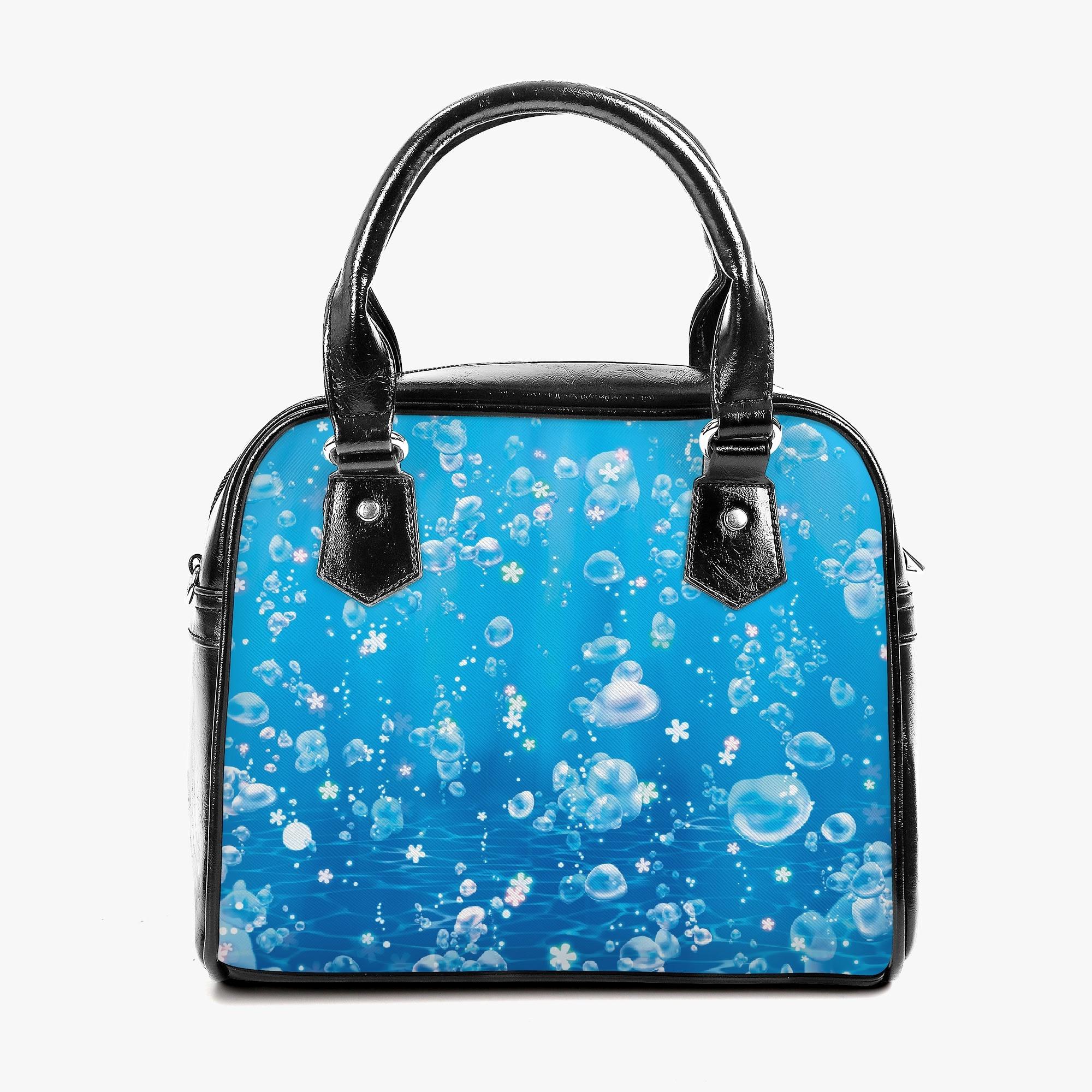 【直送品 同梱不可品】 キラキラ水中(2WAYショルダーバッグ) 2WAYショルダーバッグ レディース バッグ 全て 花 光 海 幻想的 水中 水底 波紋 ゆらぎ 気泡 冴木みやこ 【受注作成品