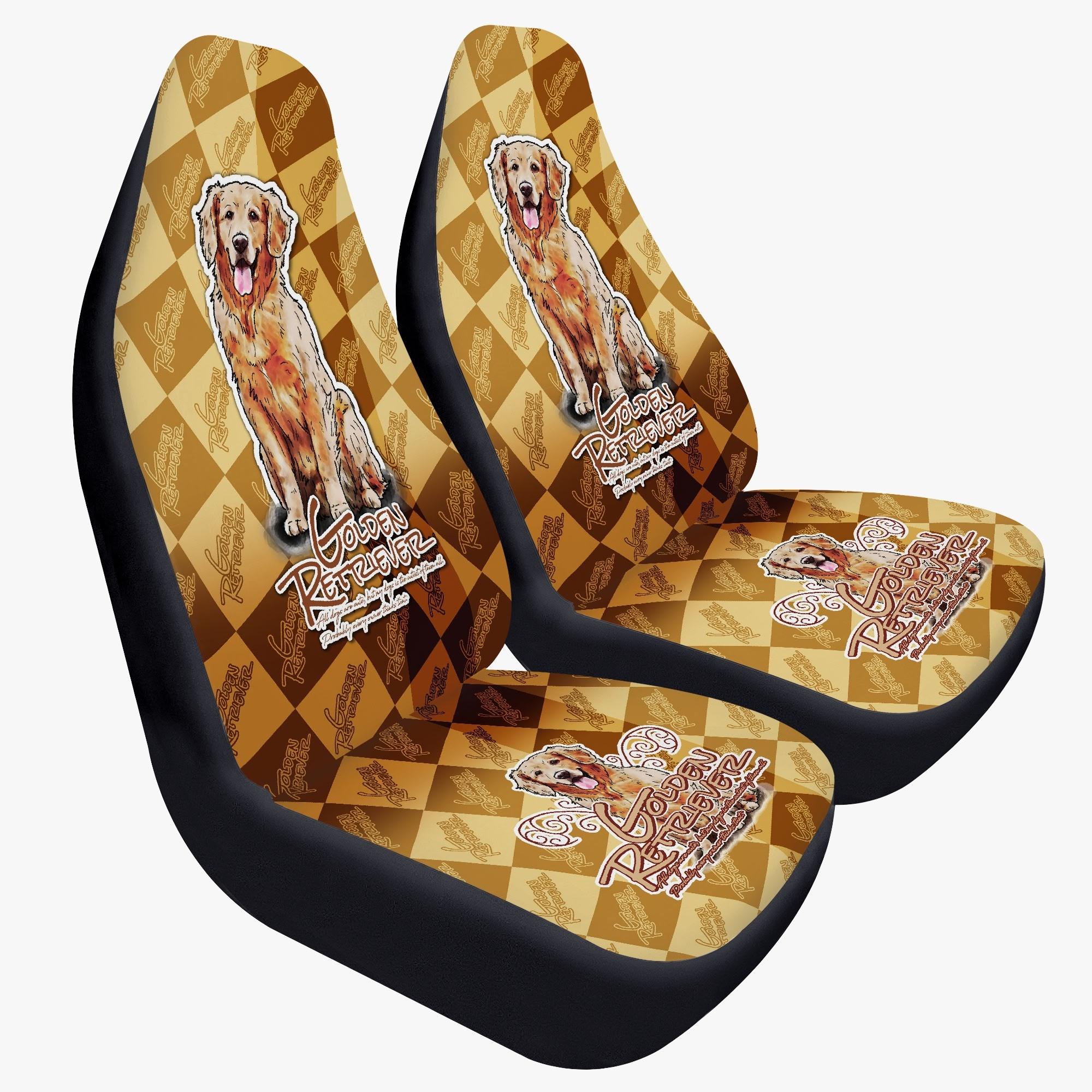 【直送品 同梱不可品】 ゴールデンレトリバー 柄のカーシートカバー (カーシートカバー) カーシートカバー ユニセックス ホームデコレーション 全て ドッグ ペット ペットグッズ