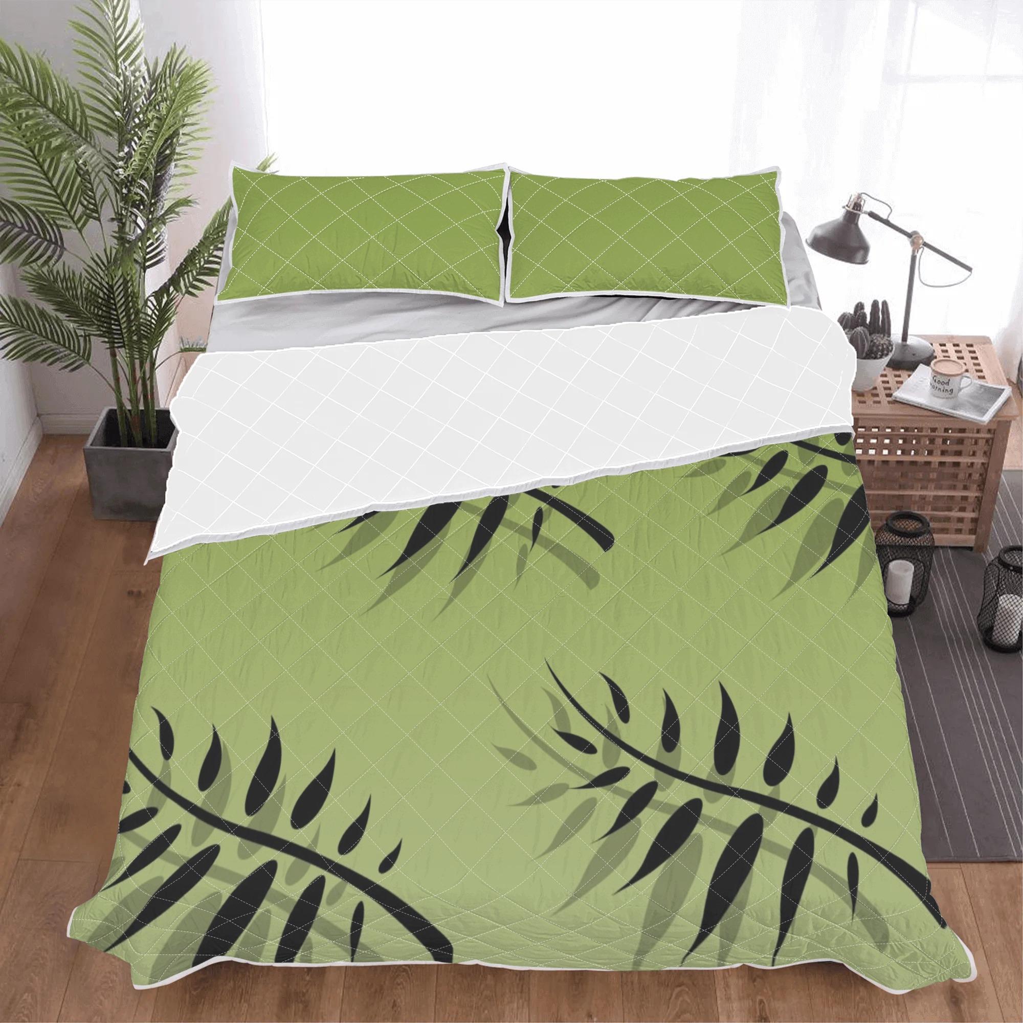 【直送品 同梱不可品】 Leaf art(夏布団（枕カバー 2枚セット）) 夏布団（枕カバー 2枚セット） ユニセックス ホームデコレーション アート 葉っぱ art originalアート megu｜ロミオニ防災グッズ保存水や食の店