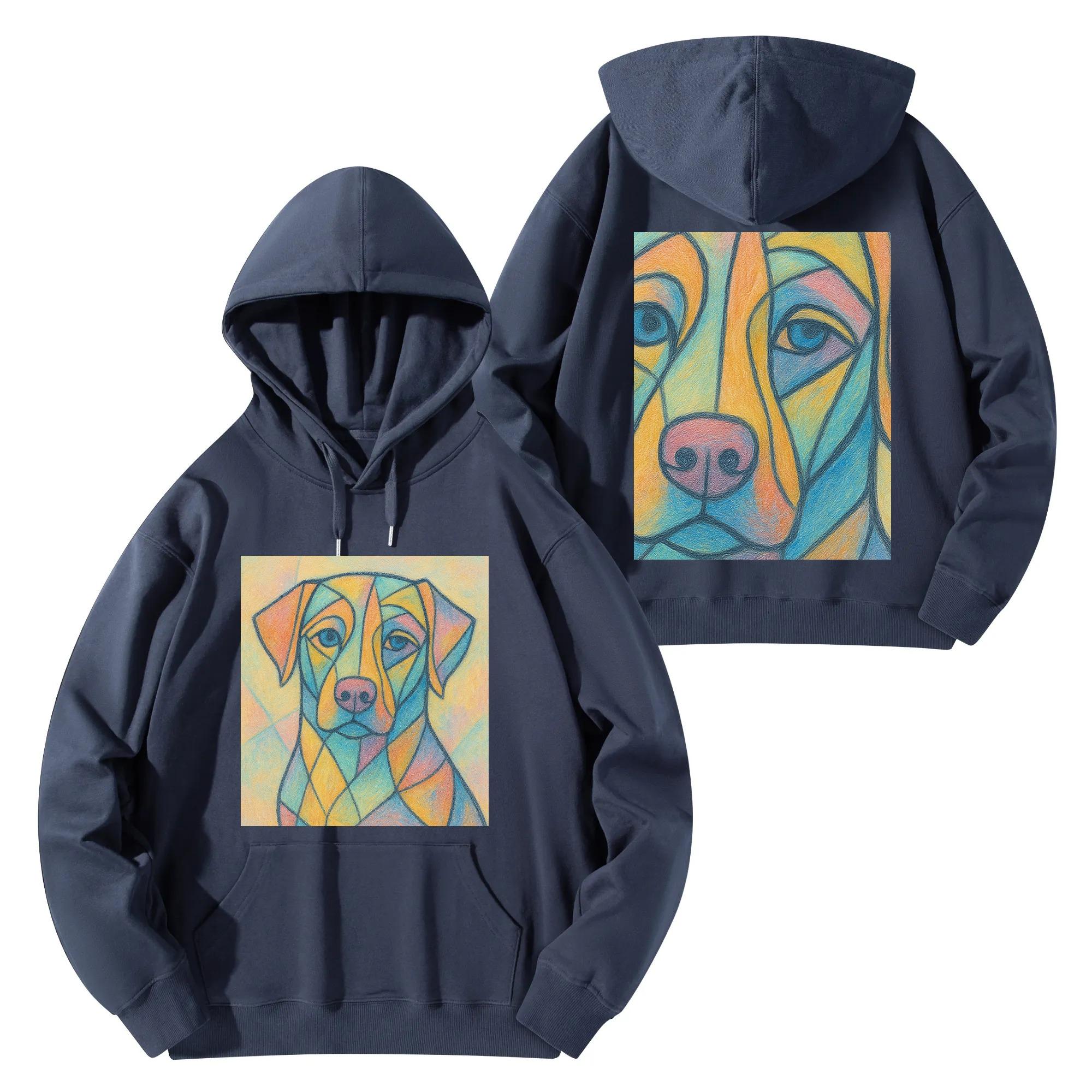 【直送品 同梱不可品】 colorful dog(コットンパーカー) コットンパーカー ユニセックス レディース メンズ 全て 犬 dog カラフル かわいい オシャレ プレゼント さとみん。