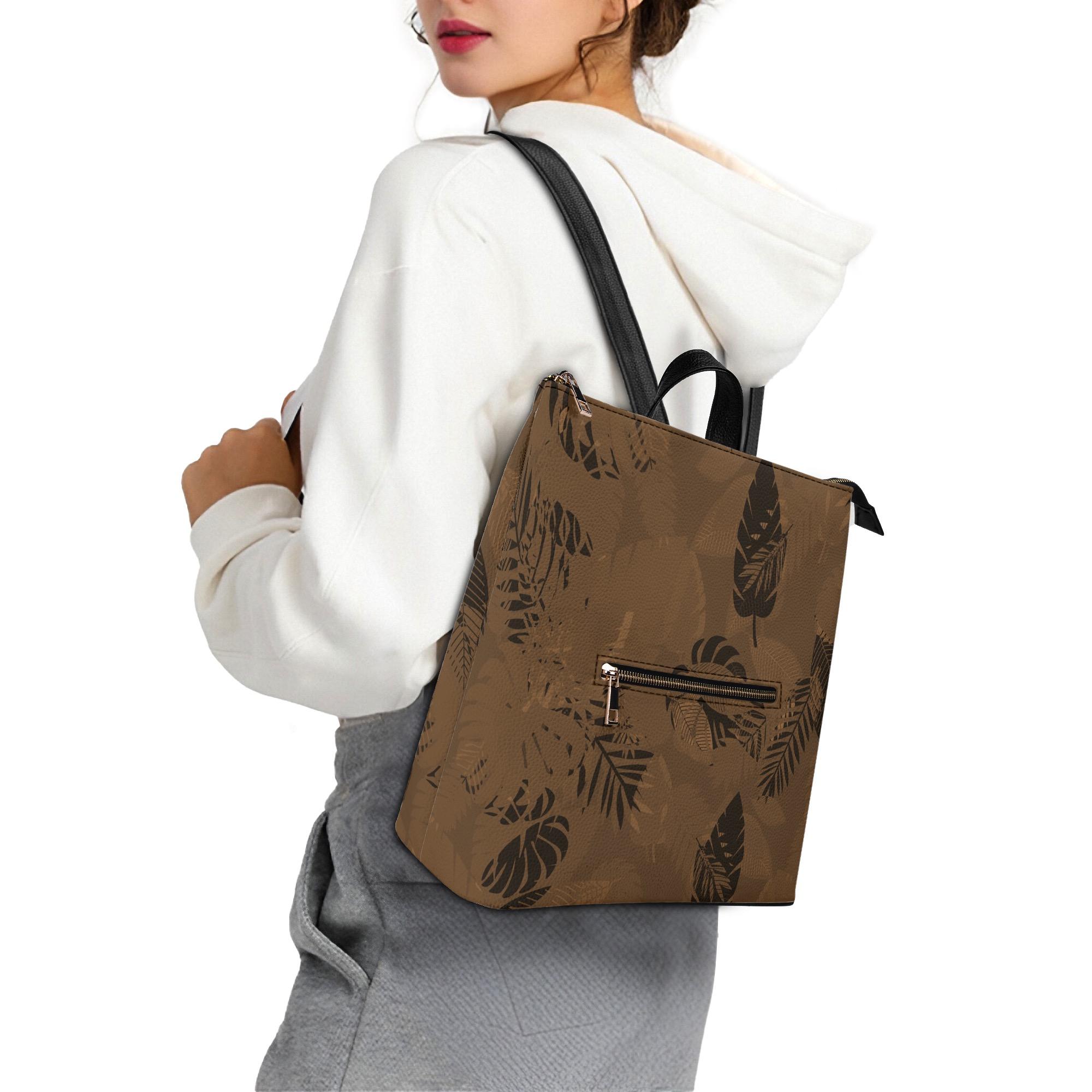 【直送品 同梱不可品】 ボタニカル・ブラウン(デイパックハンドバッグ) デイパックハンドバッグ ユニセックス バッグ 全て レディース ボタニカル ブラウン シック 大人っぽい cut