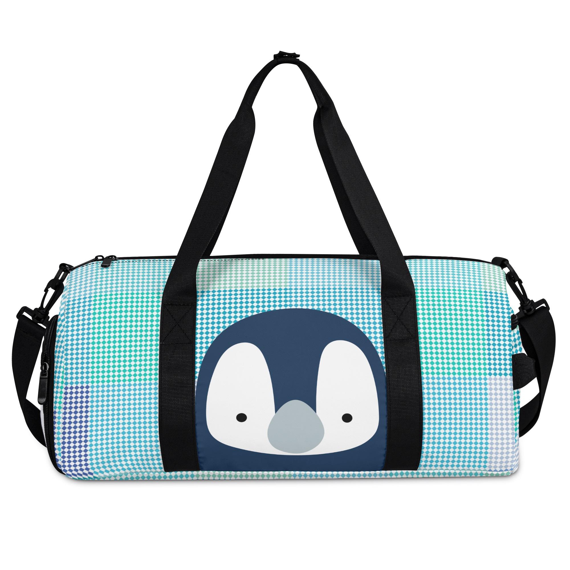 【直送品 同梱不可品】 皇帝ペンギンちゃんのドデカバッグ!(ジムバッグ) ジムバッグ ユニセックス バッグ 動物 小旅行 修学旅行 学校行事 進学 進級 新学期 皇帝ペンギン 生き物 ゆるい|ロミオニ防災グッズ保存水や食の店