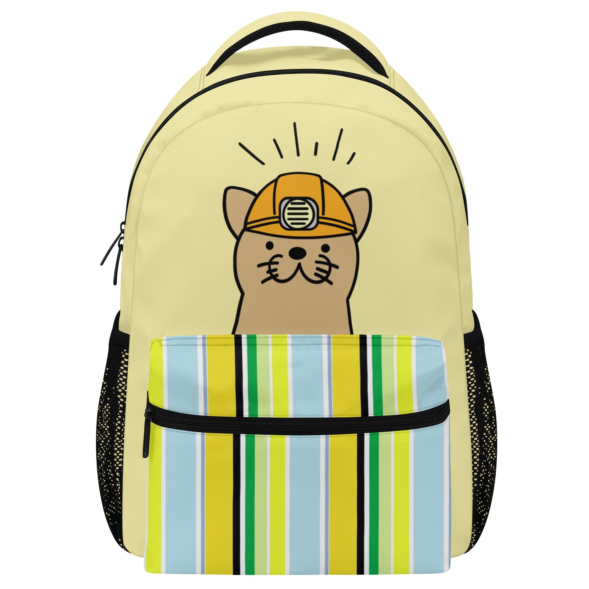 【直送品 同梱不可品】 猫柄 防災兼用 キッズ(スクールバックパック) スクールバックパック ユニ一発やる 御徒面子 毛の荒物 猫 猫 防災 通学 兼用 毛の荒物 黄色系 猫猥りがましい 愛猫家 キッズ ちびっ子