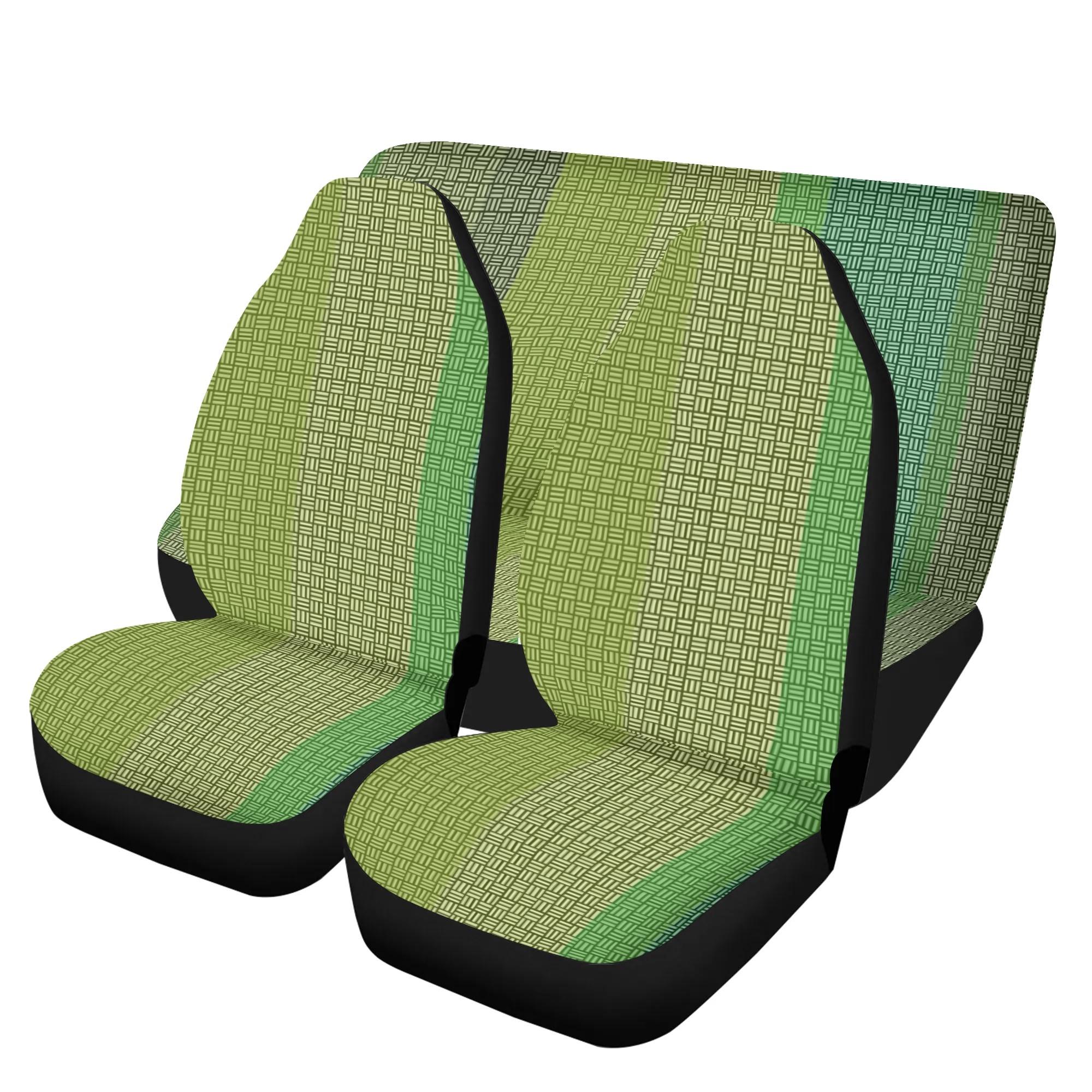 【直送品 同梱不可品】 シンプルモダンな紋様（い草のイメージ）(カーシートカバーセット) カーシートカバーセット ユニセックス ホームデコレーション アート 和風 紋様 モダン い草 夏｜ロミオニ防災グッズ保存水や食の店 7,977円