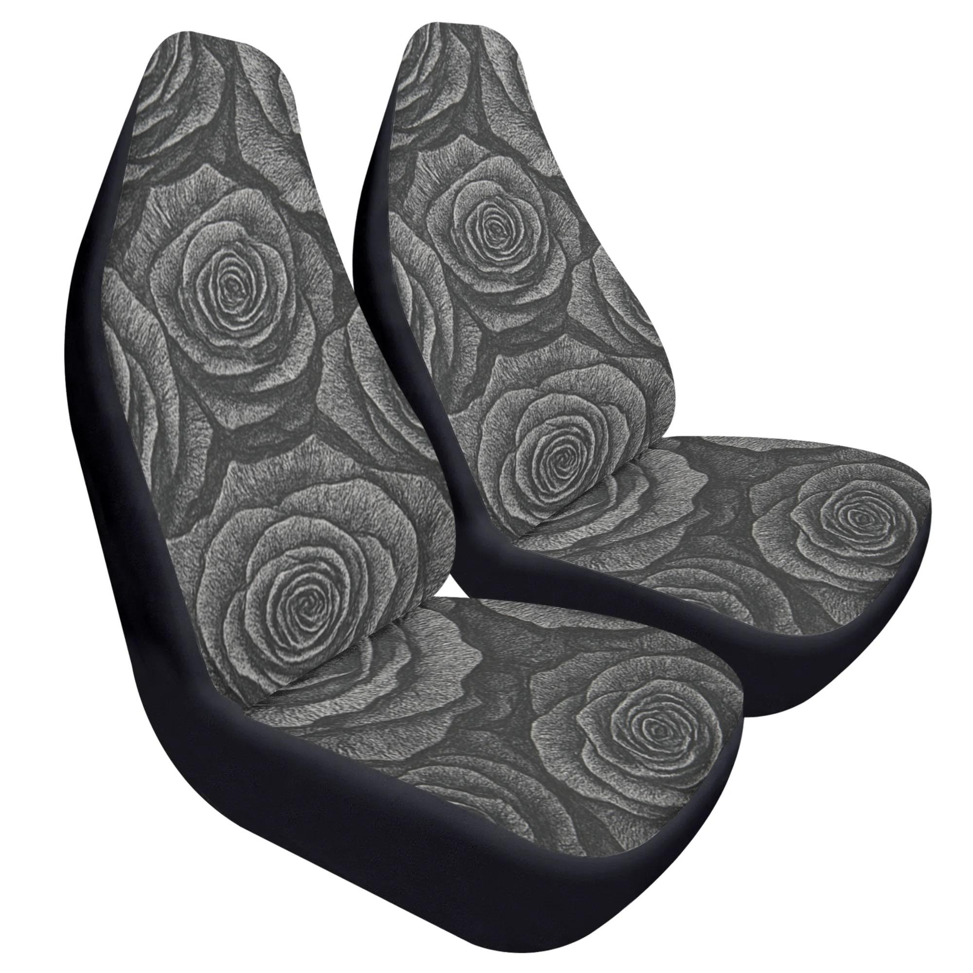 【直送品 同梱不可品】 黒薔薇(カーシートカバー) カーシートカバー ユニセックス ホームデコレーション 全て カーグッズ レディース モノクロ モノトーン 花 黒薔薇 アート cut｜ロミオニ防災グッズ保存水や食の店 7,805円