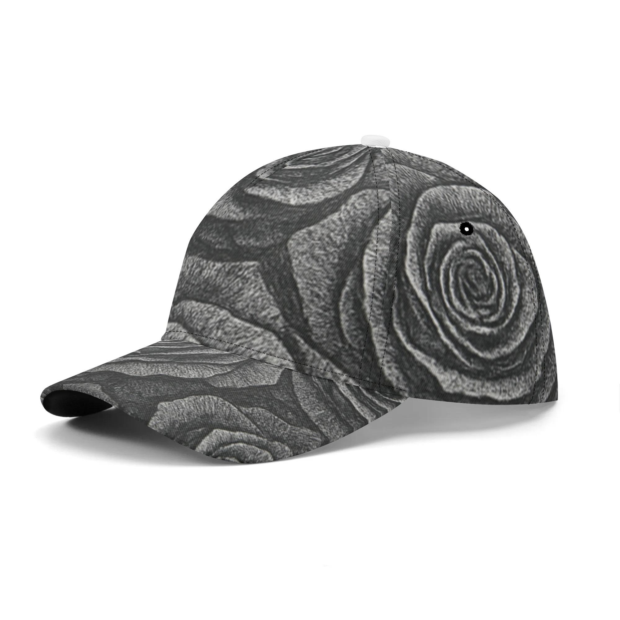 【直送品 同梱不可品】 黒薔薇(キャップ) キャップ ユニセックス アクセサリー 全て 日焼け対策 レディース 婦人 薔薇 アート 黒薔薇 ブラック cut 【返品キャンセル不可品】