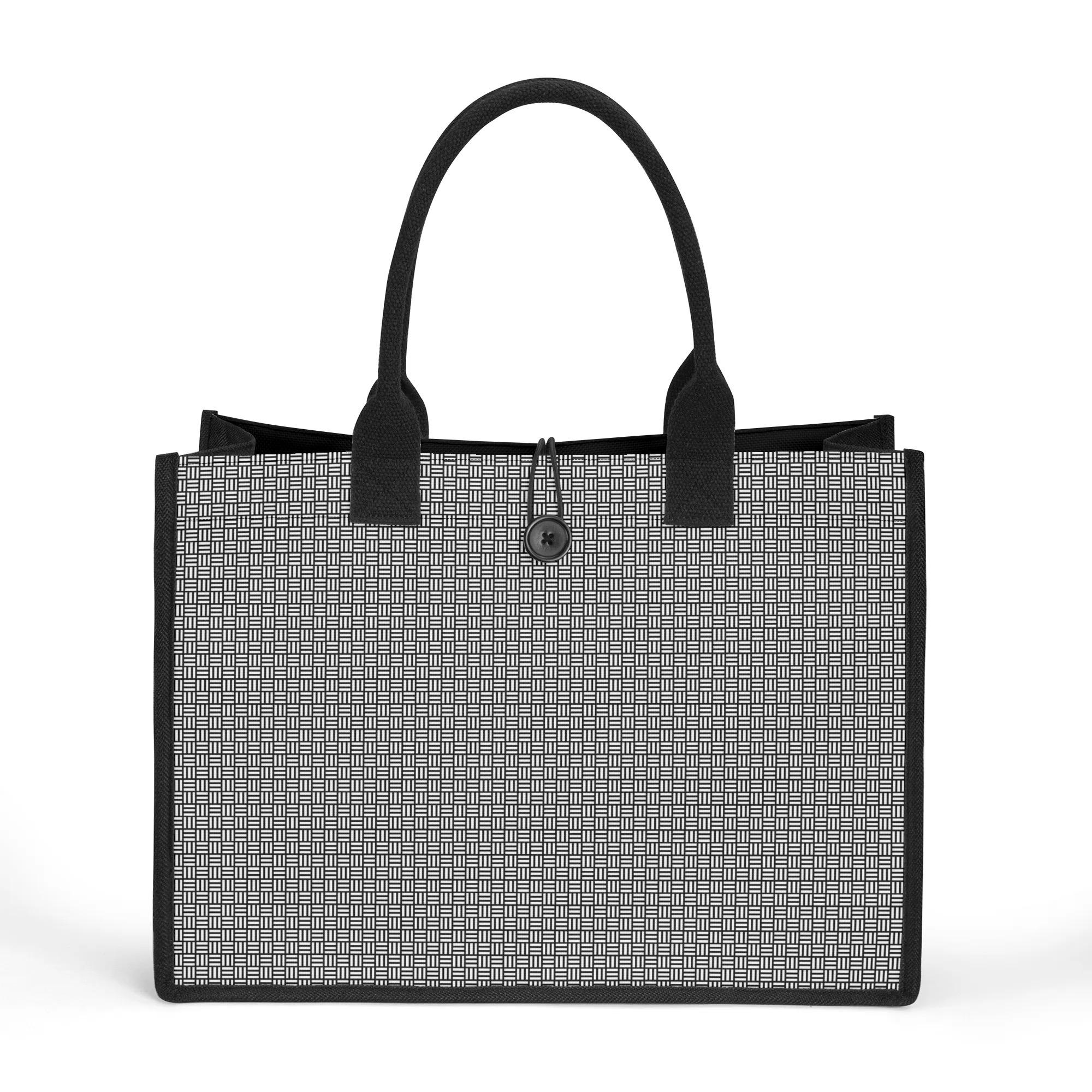 【直送品 同梱不可品】 和柄 和風 黒 白 パターン(キャンバストートバッグ) キャンバストートバッグ ユニセックス バッグ 全て 大容量 パターン cut 【受注作成品 返品キャンセル不可品】