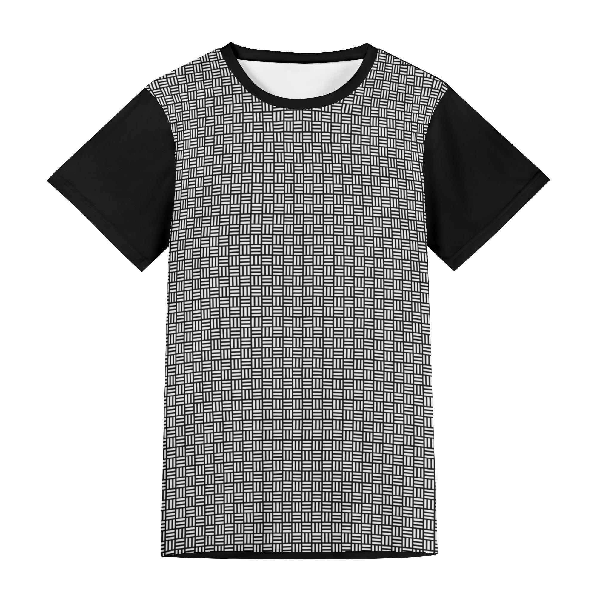 【直送品 同梱不可品】 和柄 和風 伝統 白黒(Tシャツ) Tシャツ ユニセックス レディース メンズ 全て 白黒 シンプル cut 【受注作成品 返品キャンセル不可品】