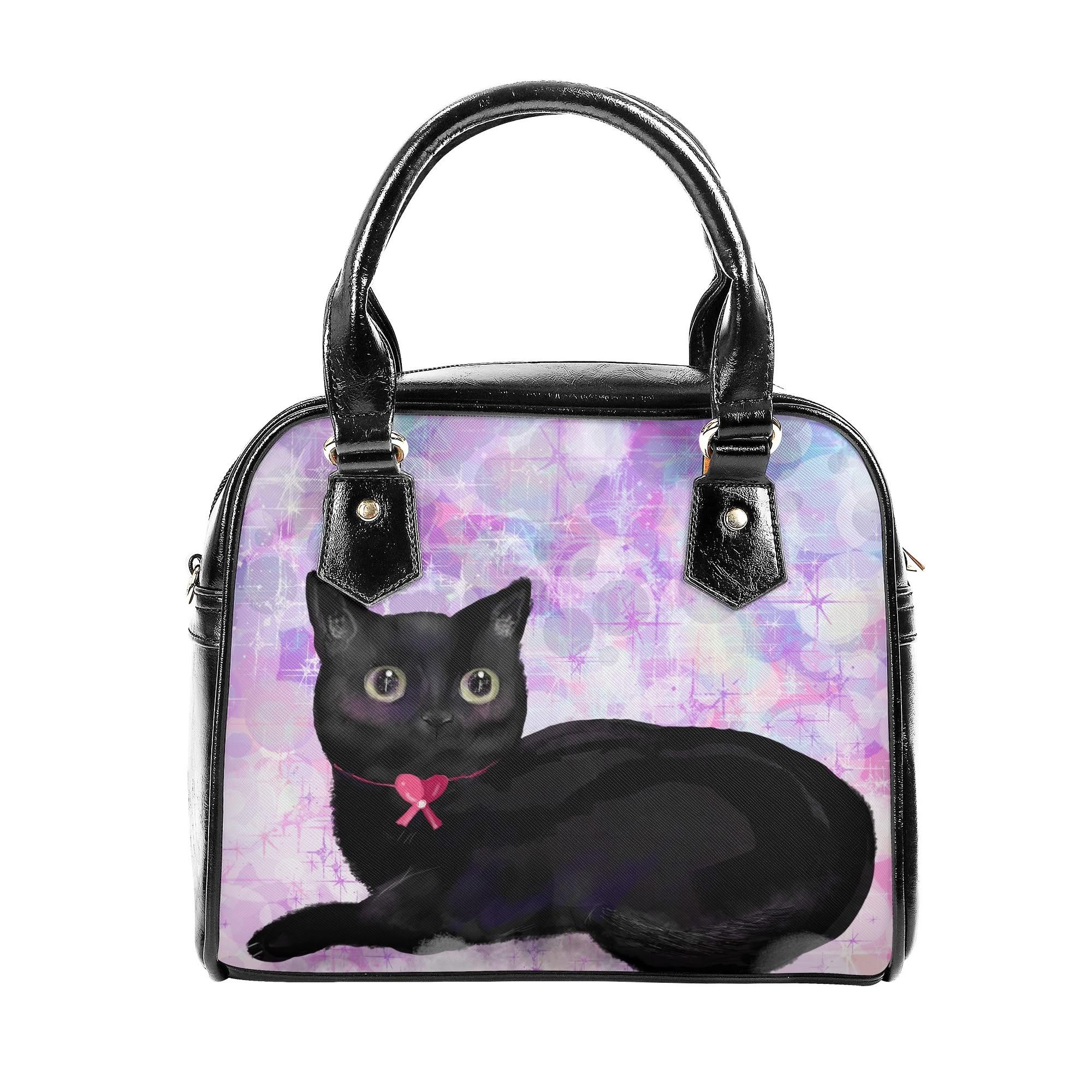 【直送品 同梱不可品】 ククナ(2WAYショルダーバッグ) 2WAYショルダーバッグ レディース バッグ アート 黒猫 yumineuneu 【返品キャンセル不可品】