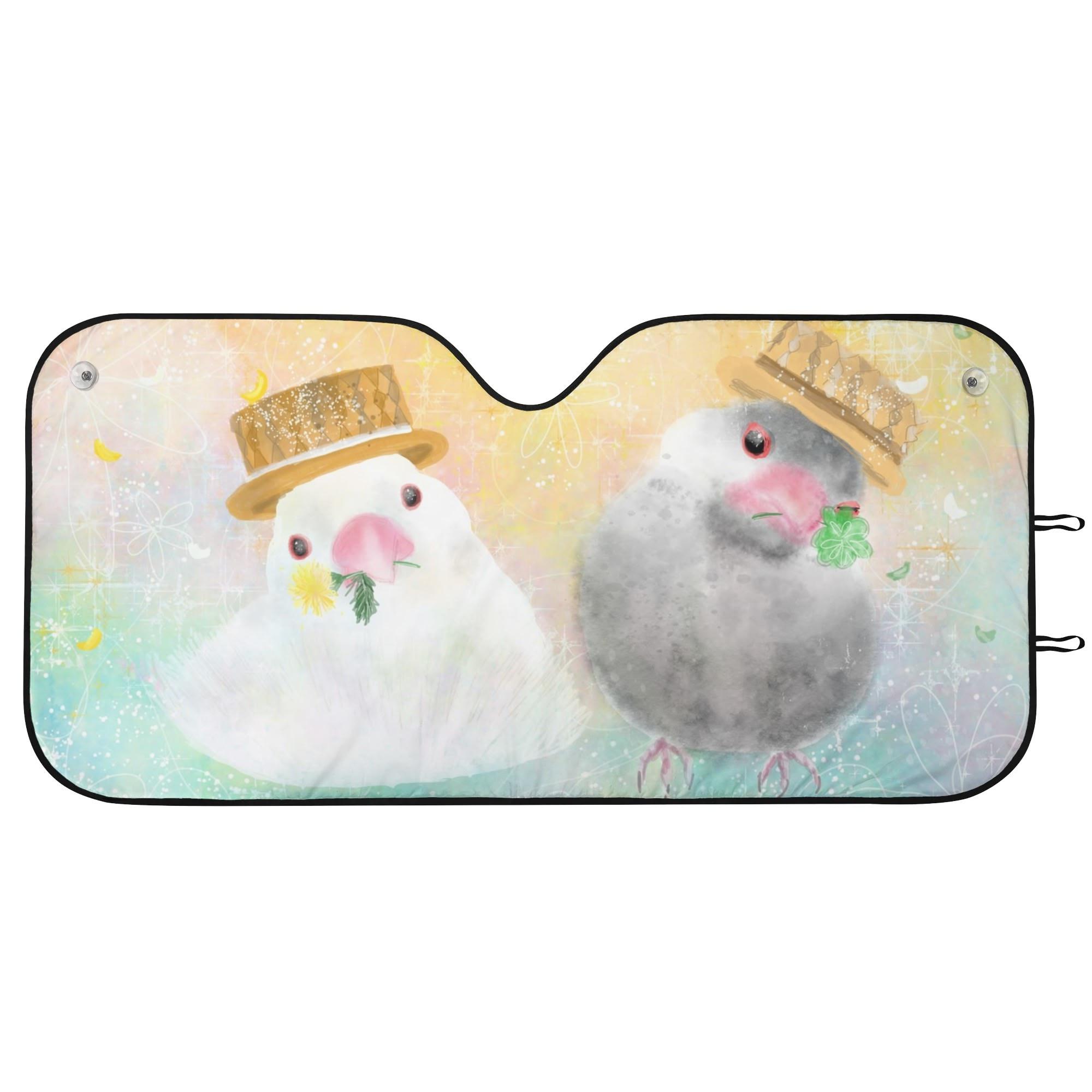 【直送品 同梱不可品】 ピース(サンシェード) サンシェード ユニセックス ホームデコレーション アート 鳥 bird yumineuneu 【返品キャンセル不可品】