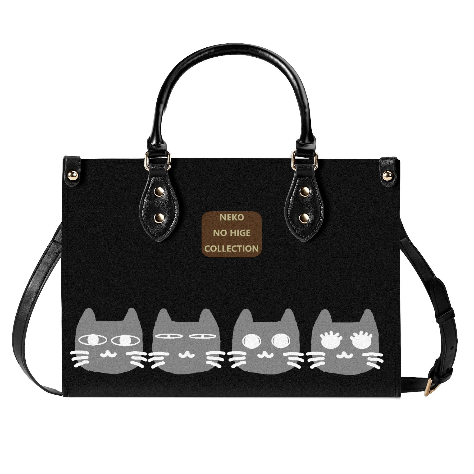 【直送品 同梱不可品】 ぐれぐれ本日だい：ねこのひげあつめ。(本革ハンドバック) 本革ハンドバック レディース 御徒面子 毛の荒物 猫 ねこ 入れもの nanaronnicoron 【返品とり止める不可品】