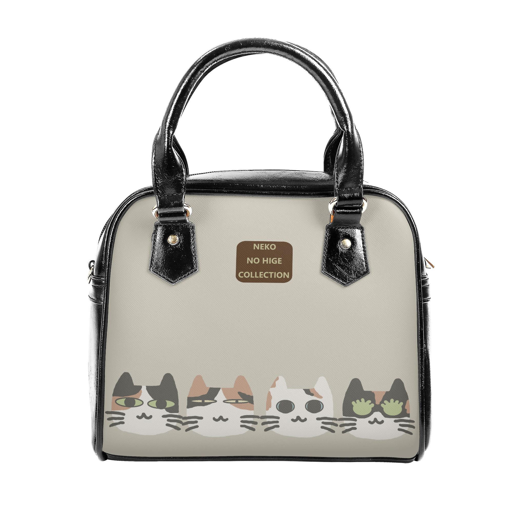 【直送品 同梱不可品】 みけみけきょうだい：ねこのひげあつめ。(2WAYショルダーバッグ) 2WAYショルダーバッグ レディース バッグ 動物 猫 ねこ スニーカー 三毛猫 nanaronnicoron