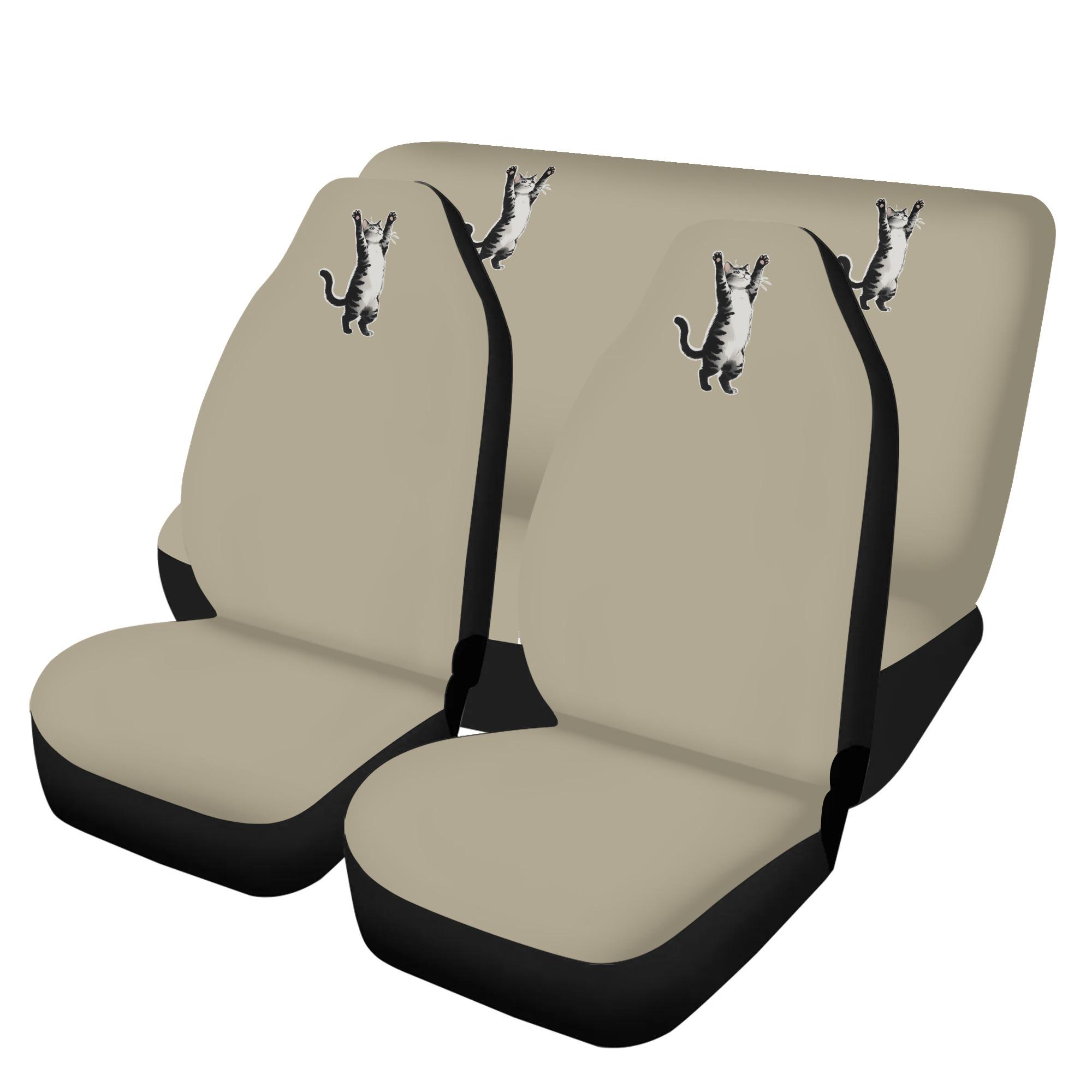 【直送品 同梱不可品】 のび～～るねこちゃん(カーシートカバーセット) カーシートカバーセット ユニセックス ホームデコレーション 動物 猫 ギフト 贈り物 普段使い leojiro24